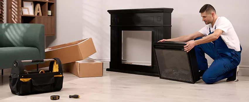 Old Rusted Metal Fireplace Repair And Replacement in Rancho Cordova, CA